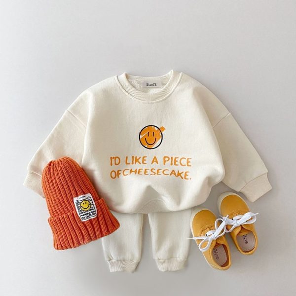 Baby Boy Girl Clothes Set Newborn Infant Casual Sweatshirt + Harem Pants