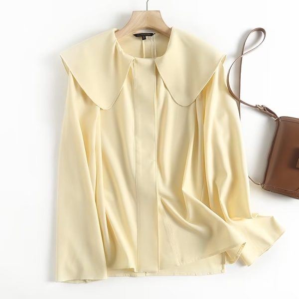 Autumn Loose Solid Color Shirt