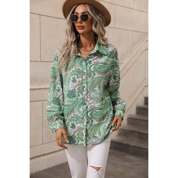 Casual Stand Collar Women Shirt Loose Autumn Clothes Color