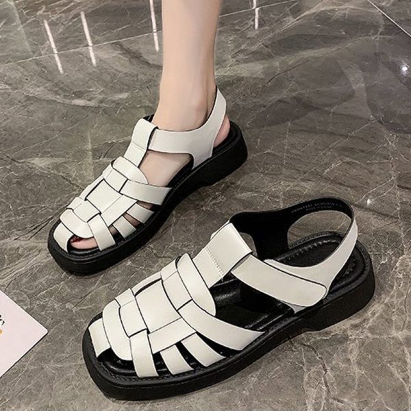 Vanessas New Summer Sandals Women Casual Trend Platform Low Heel Elegant Comfortable sandals