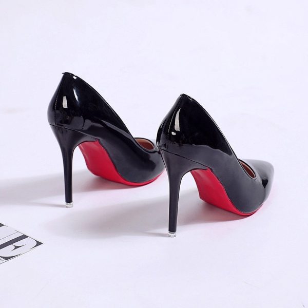 Women's Red Bottom Stiletto High Heels Lolita Shoes for Nightclubs