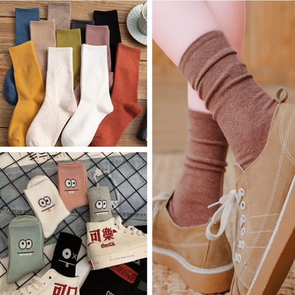 5Pairs/Lot Summer Korea Cartoon Animal Cotton Ankle Socks Women's Socks