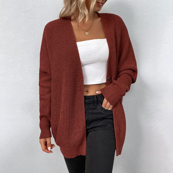 Autumn-Winter One-Button Sweater