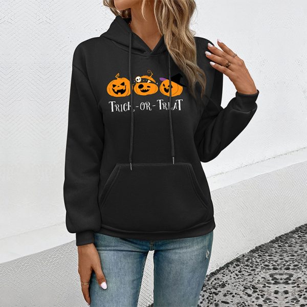 Halloween Printed Sweater for Women