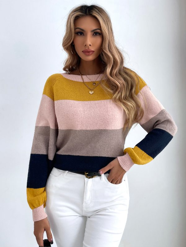 Loose Round Neck Pullover Sweater