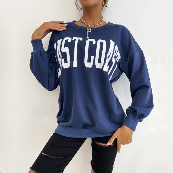 Long Sleeve Letter Graphic Sweater