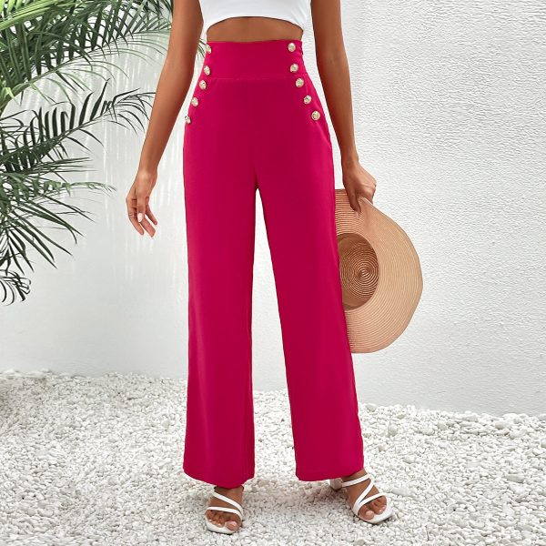 Wide Leg Pants Women Trousers