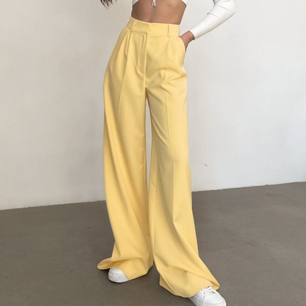 High Waist Summer Office Work Pants