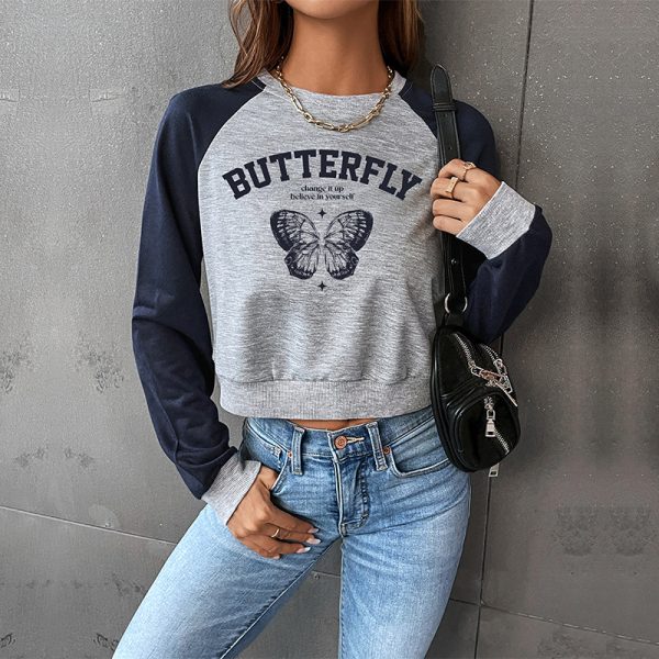 Printing Women's Sweater for Autumn Fashion