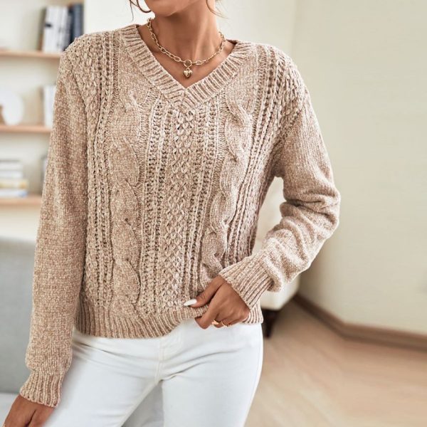 Warm Loose Casual Slimming Knitted Sweater