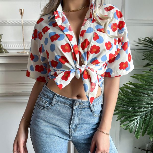 Printed Shirt for Women - Perfect for Spring/Summer