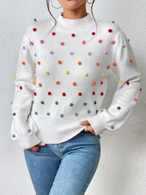 Beaded Color Women's Knitwear | Fashion Sweater