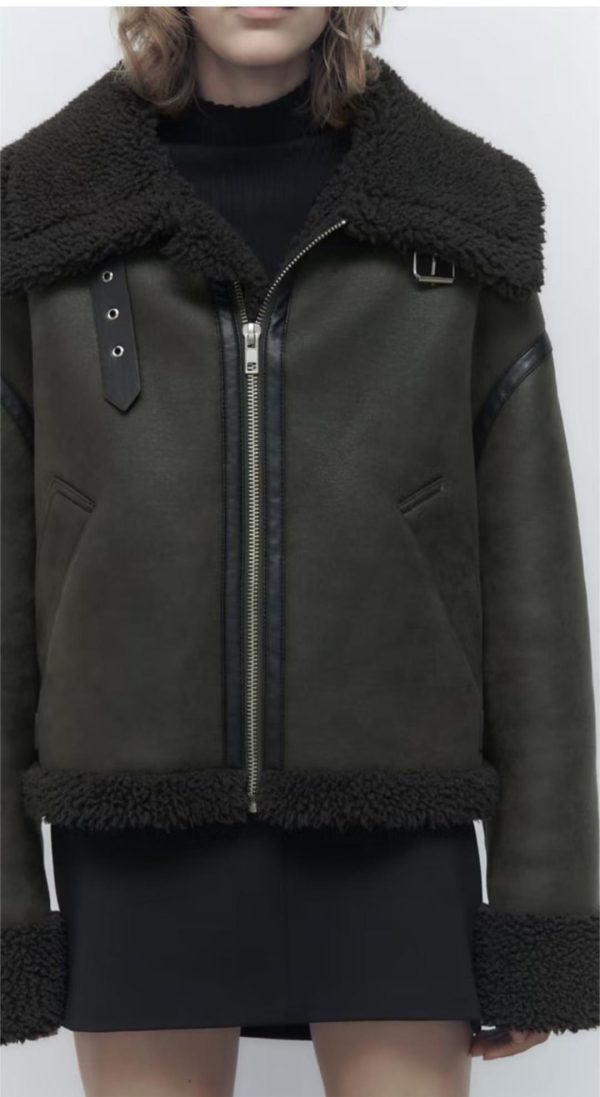 Warm Faux Shearling Jacket: Double-Sided Fleece Coat