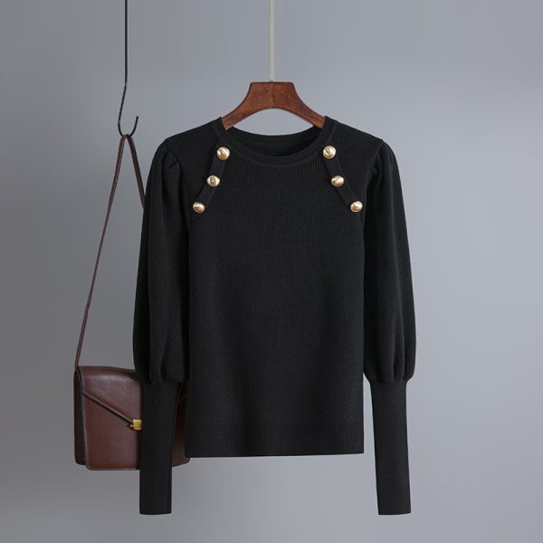 tro Round Neck Knit Sweater