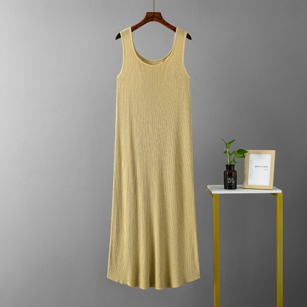 Sleeveless Knitted Summer Dress