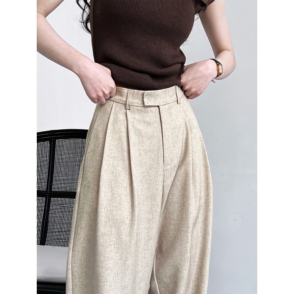 Minimalist Office Wide Leg Pants | Spring Autumn Style