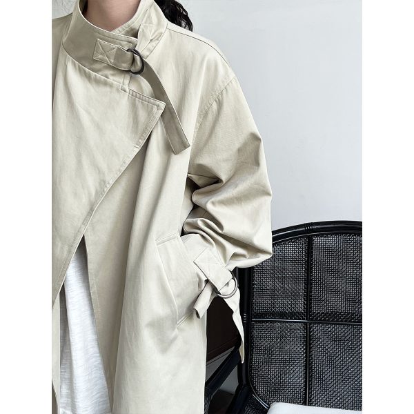 British Minimalist Trench Coat