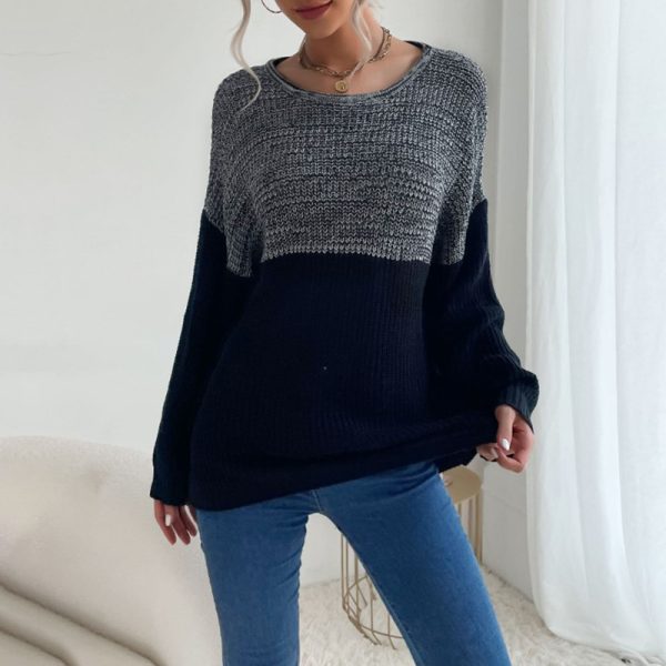 Slim Fit Long Sleeve Bottoming Sweater for Women