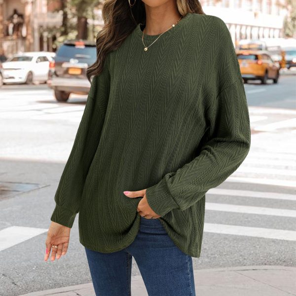 Loose Knitted Sweater - Winter Casual Top