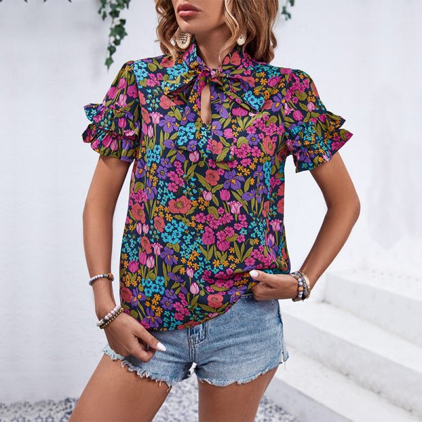 Printed Shirt for Women - Summer Chic