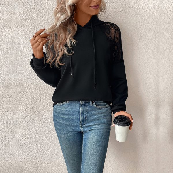 Black Hooded Sweater - Stylish Fall Fashion