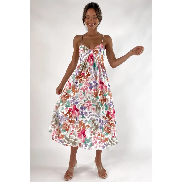 New Digital Floral Print Sundress - Fresh/Sweet