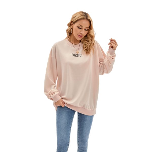 Women's Loose Long Sleeve T-Shirt: Autumn Casual Chic