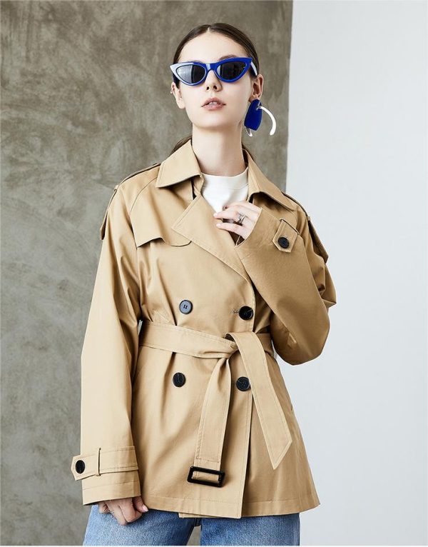 Spring Autumn British Trench Coat