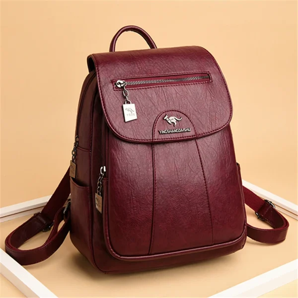 High Quality Soft Leather Eco Backpack