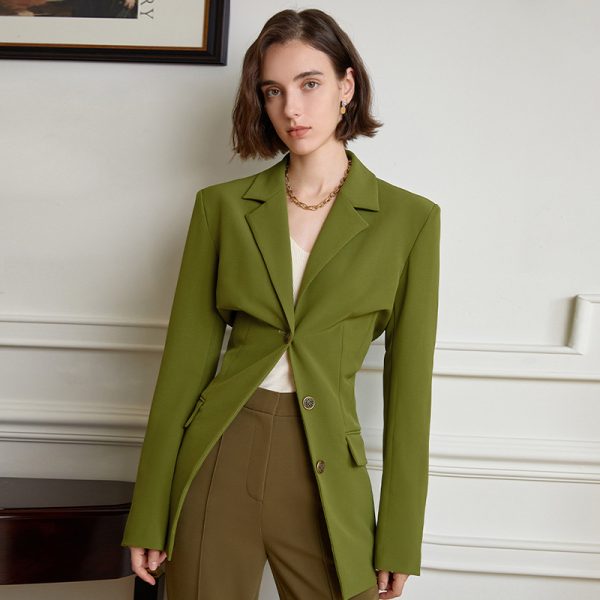 Spring Office Blazer Women's Top