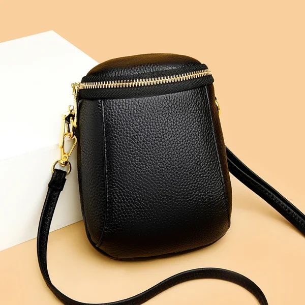 Large Capacity Ethical Leather Crossbody Bag