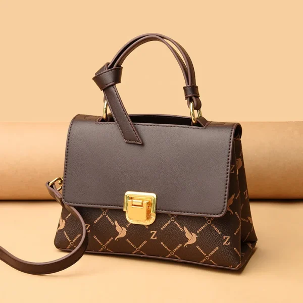 Top Quality Luxury Brand Dual Straps Underarm Sac A Main Purse