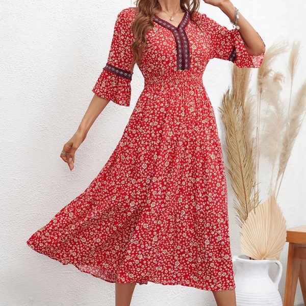 Best Fashionable Elegant Floral Dress for Women