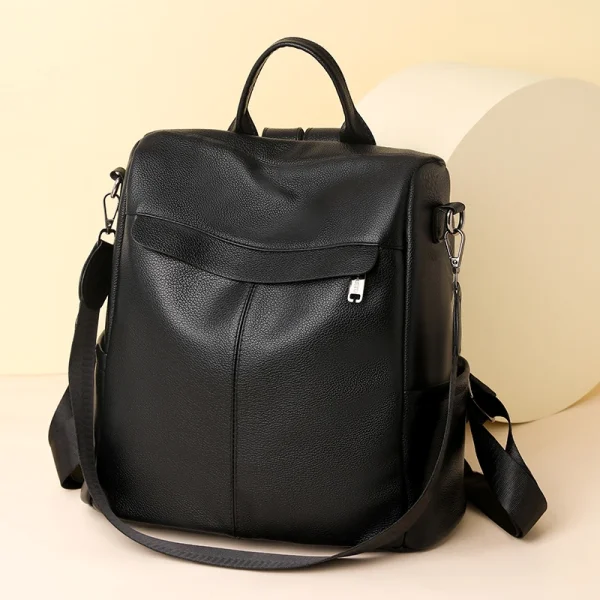 Vintage Soft Leather High Quality Travel Backpacks