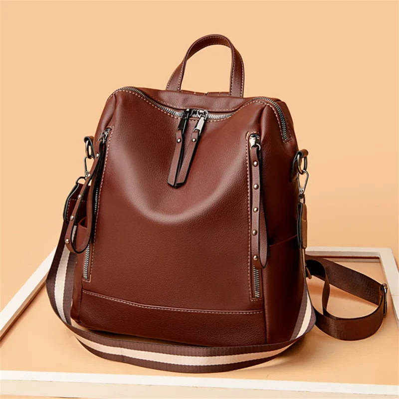 Premium Quality Ethical PU Leather Backpack - Teens Girls