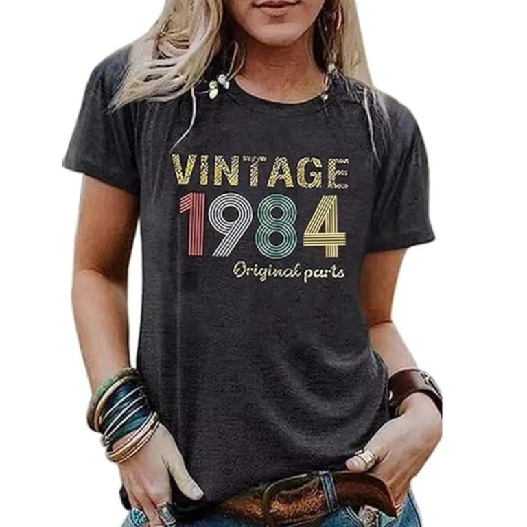 Women's  e Print Party Tops Casual Short Sleeve T Shirt