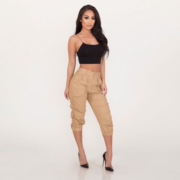 Women's Clothing Casual Cropped Pants Workwear Harem Pants