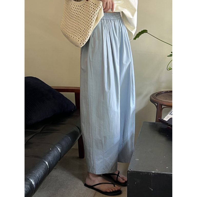 Women's Elastic High Waist Loose Casual Grandma Pants