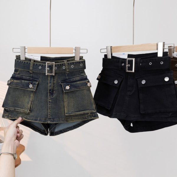 Women's High Waist Slimming All Matching Denim Shorts Women Short