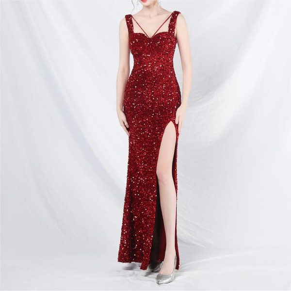 Women's  Sequin Long Evening Dress