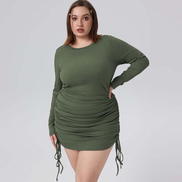 Women's Dress Round Neck Pullover Dress