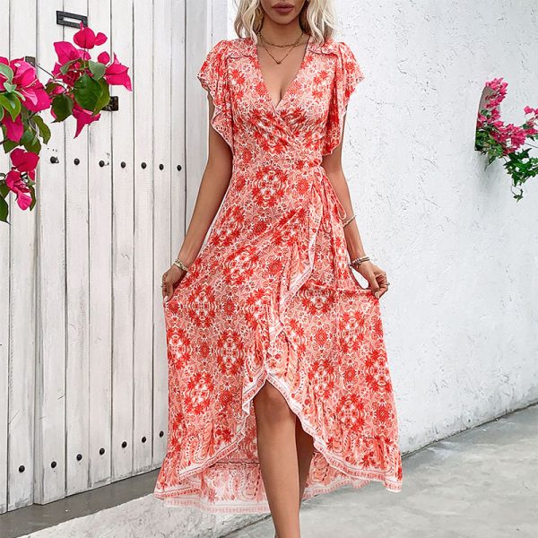 Women's  Long Floral Dress