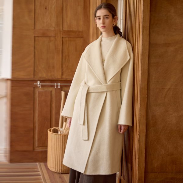 Autumn Winter Double Sided Woolen Coat